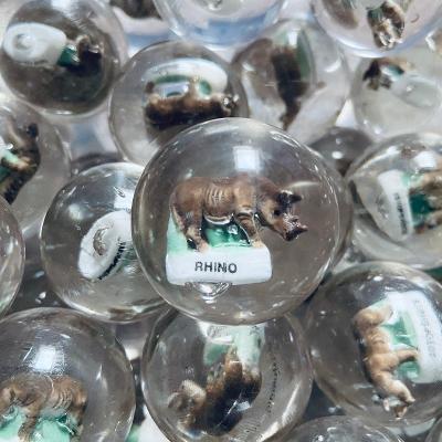 Hromada Skleněných 3D kuliček se zvířátky MIX, celkem 200 ks 