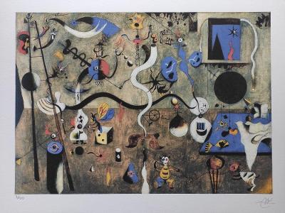 Joan Miró - Harlekýnův Karneval - certifikát, signováno, číslováno