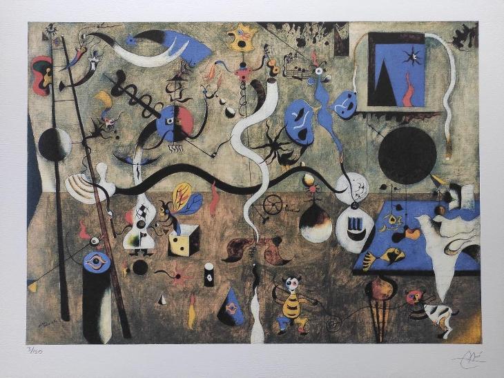 Joan Miró - Harlekýnův Karneval - certifikát, signováno, číslováno - Výtvarné umění