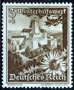 DEUTSCHES REICH: MiNr.675 Castle of Forchtenstein 3pf+2pf (*) 1938