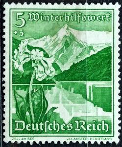 DEUTSCHES REICH: MiNr.677 Zell am See, Salzburg 5+3pf (*) 1938