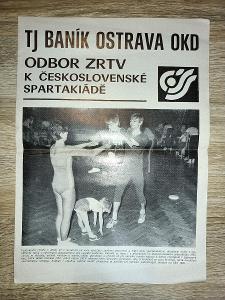 TJ BANÍK OSTRAVA OKD - ODBOR ZRTV K ČESKOSLOVENSKÉ SPARTAKIÁDĚ 1985