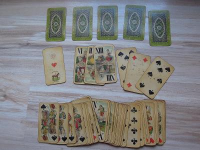 Staré hrací karty Piatnik