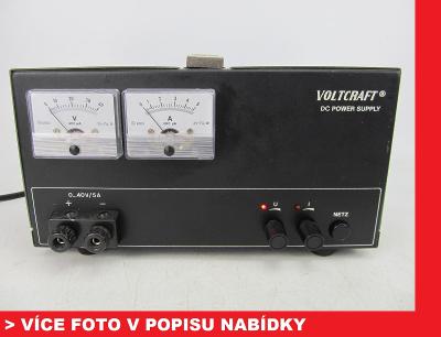 VOLTCRAFT - napajecí zdroj - 0-40V - 5A / DC power supply !!!