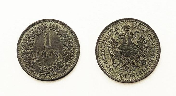 František Josef I. - 1 krejcar 1878 - Rakousko-Uhersko numismatika