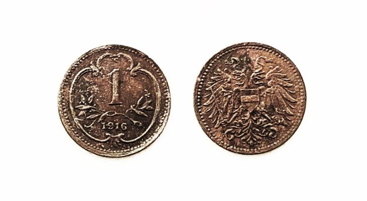 František Josef I. - 1 haléř 1916 - Rakousko-Uhersko numismatika