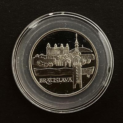 Stříbrná pamětní mince 50 Kčs – Bratislava 1986 proof
