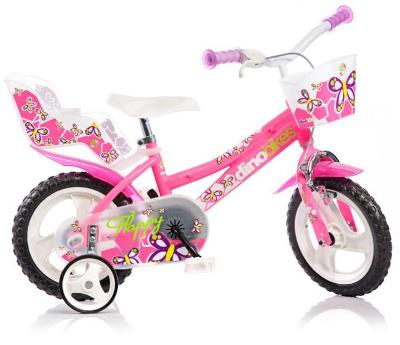 Dino 126RL 12 růžové dětské kolo