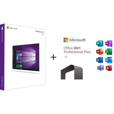 Windows 10 Pro 32bit/64bit + Office 2021 Professional Plus - balíček