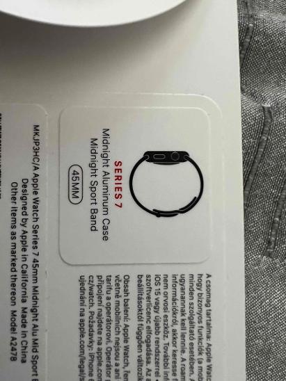 Apple Watch 7 45mm celullar temně inkoustové 