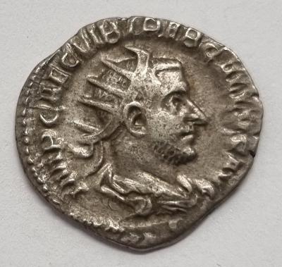 Rím Cisárstvo, Antoninián, Trebonianus Gallus, krásna patina, TOP!