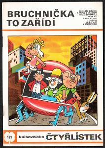 ČSSR, komiks Čtyřlístek, 1984, č. 121 Bruchnička to zařídí, pěkný stav