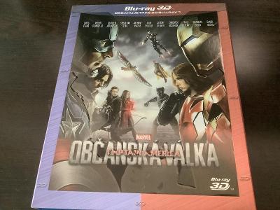 Captain America - Občanská válka 3D blu-ray SLIP COVER