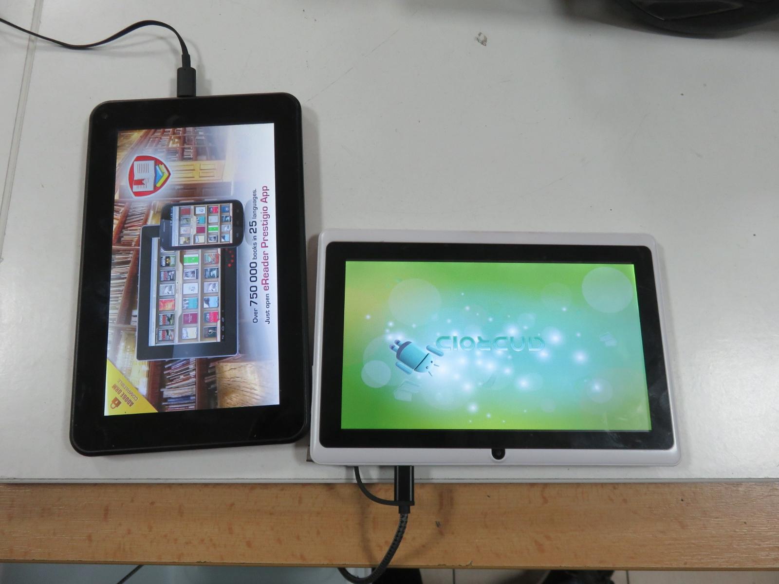 2 x tablet - Prestigio - druhý bez názvu - špatná baterie - funkční    - Počítače a hry