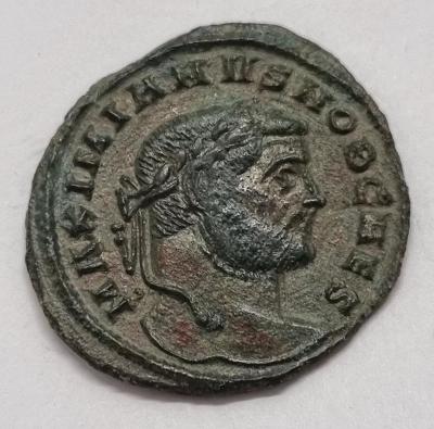 Rím Cisárstvo, Follis, Galerius 293-311n.l., pekná patina, TOP!