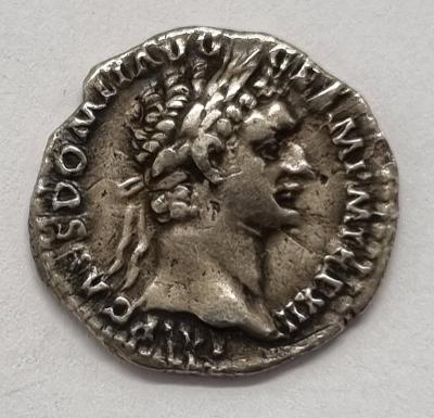 Rím Cisárstvo, Denár, Domitianus 69-96n.l., krásna patina, TOP!