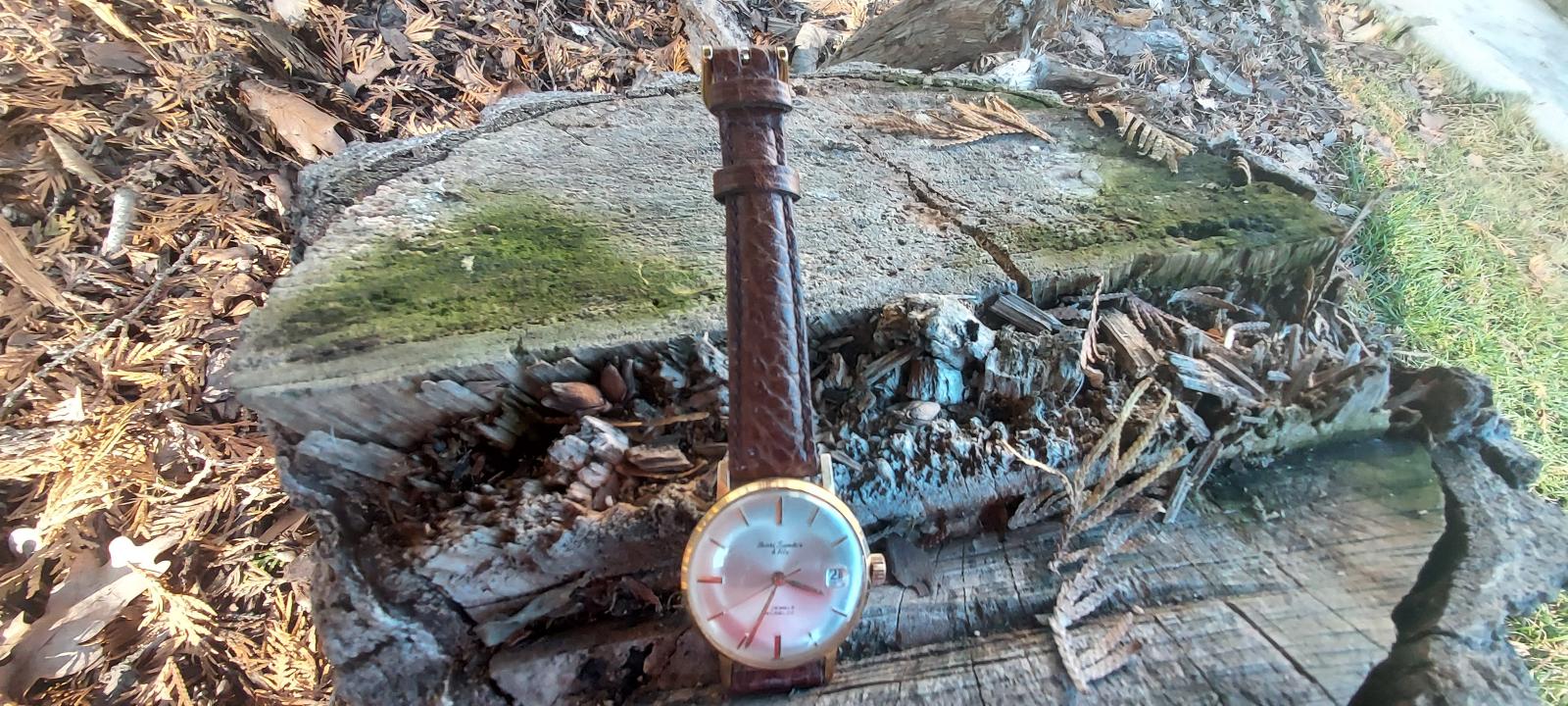 Henry Sandos 17 Jewels - úplně nové hodinky ze 70 let. - Starožitnosti