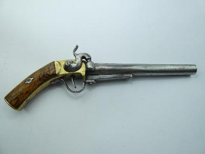 Raritní perkusní pistole - velmi staré provedení