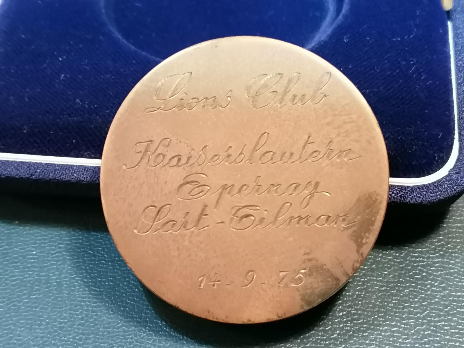 St. medaile LIOS CLUB 1975 - Numizmatika