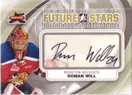 Roman Will Between The Pipes 2011-12  Autograph
