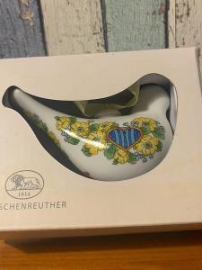 Porcelánová ozdoba - Ptáček zn. Hutschenreuther 