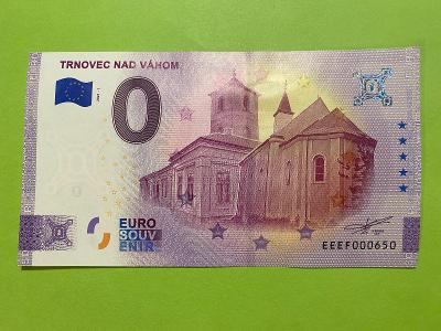 0 Euro Souvenir | TRNOVEC NAD VÁHOM - NÍZKE ČÍSLO -  650 | EEEF | 2021