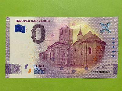 0 Euro Souvenir | TRNOVEC NAD VÁHOM - NÍZKE ČÍSLO -  880 | EEEF | 2021