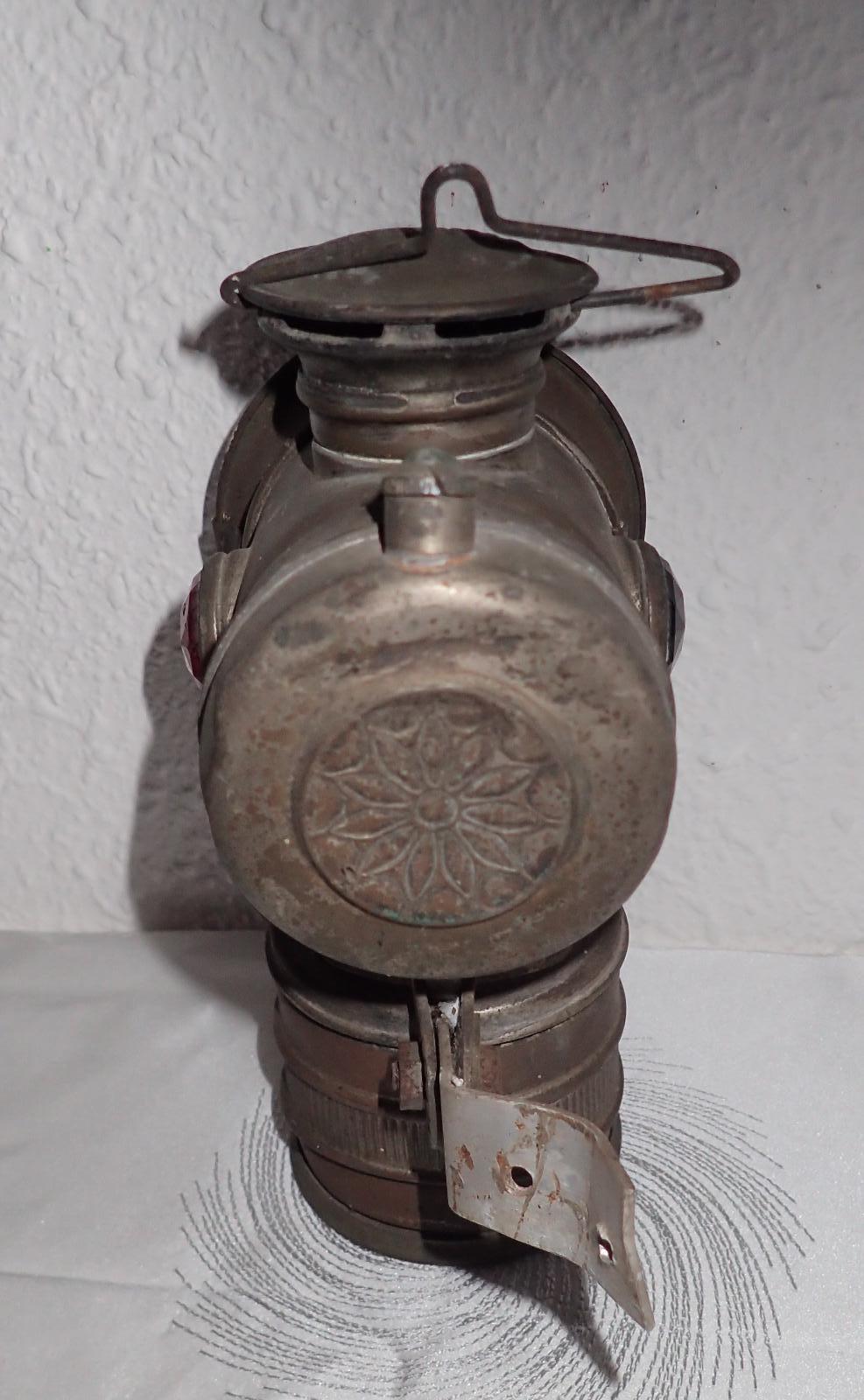 Karbidka, stará lampa na kolo, původní stav - Starožitnosti a umenie