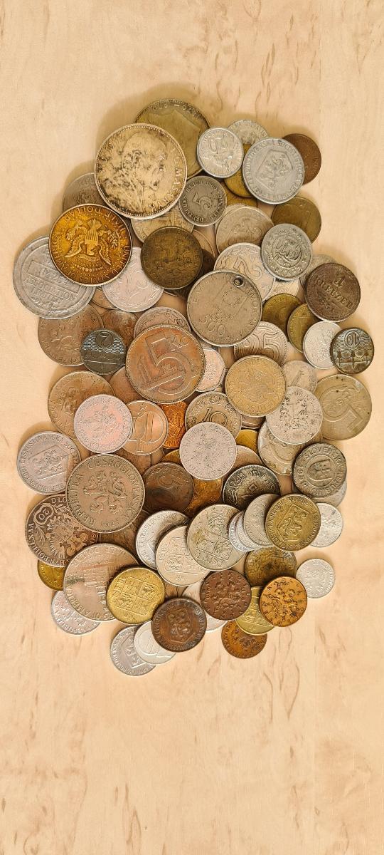 Konvolut mincí (i stříbro), 99ks - Numismatika Česko