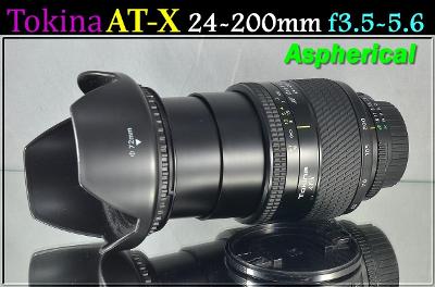 💥 pro Nikon - Tokina AT-X 24-200mm 1:3.5-5.6 ASPHERICAL**FX  Zoom**👍