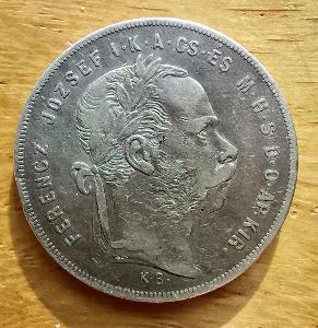 Zlatnik 1879 KB stříbrná mince