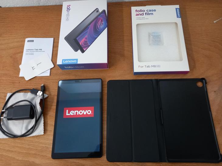 Tablet Lenovo M8 2GB + 32GB Iron Grey + pouzdro + ochr. fólie  - Tablety