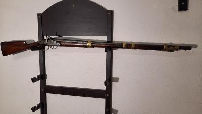 Četnická perkusní karabina- puška, značená, k.r.1820!!!