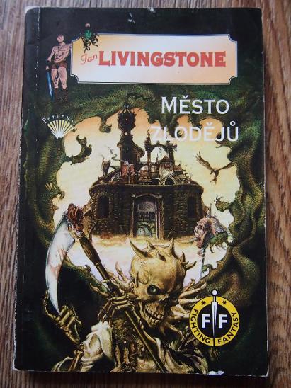 Město zlodějů gamebook Jan Livingstone 1995 viz fotky čti info