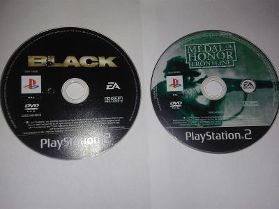 BLACK+MEDAL OF HONOR FRONT LINE ps2