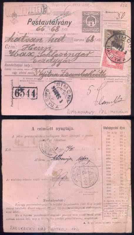 Partizánské - Žabokreky nad Nitrou - válečná příplatková známka - 836 - Známky