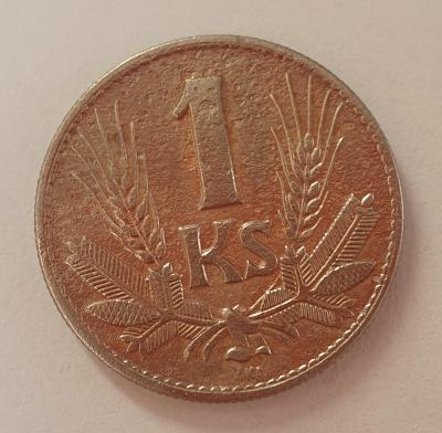 1Sk 1944 (CuNi) - vzácna minca Slovenského štátu