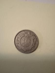 Mince 10 haléř 1893