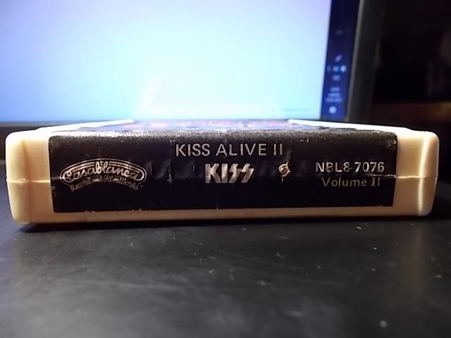 8 TRACK orig. cartridge/ imp.USA ....  KISS Alive II / Vol.2 - Hudební kazety