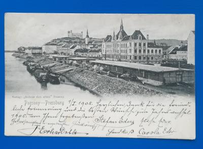 Pozsony - Pressburg - Bratislava  1905