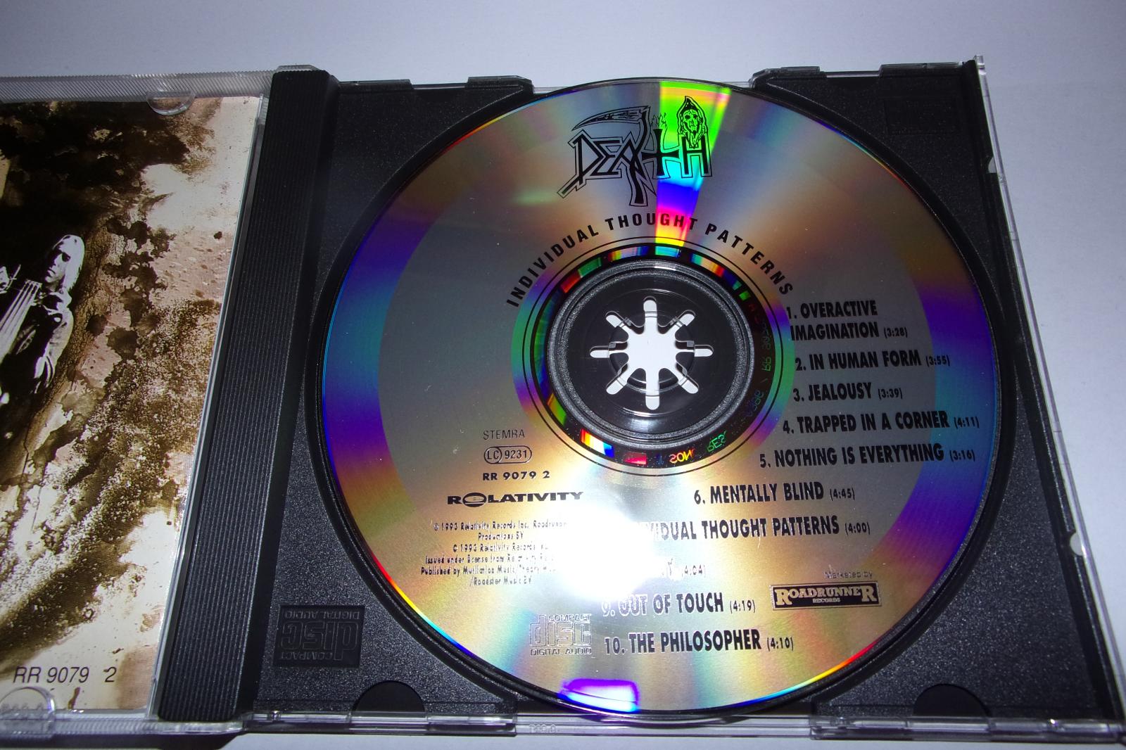 DEATH - Individual Thought Patterns (1993 CD press!! Roadrunner, RAR!) - Hudba na CD