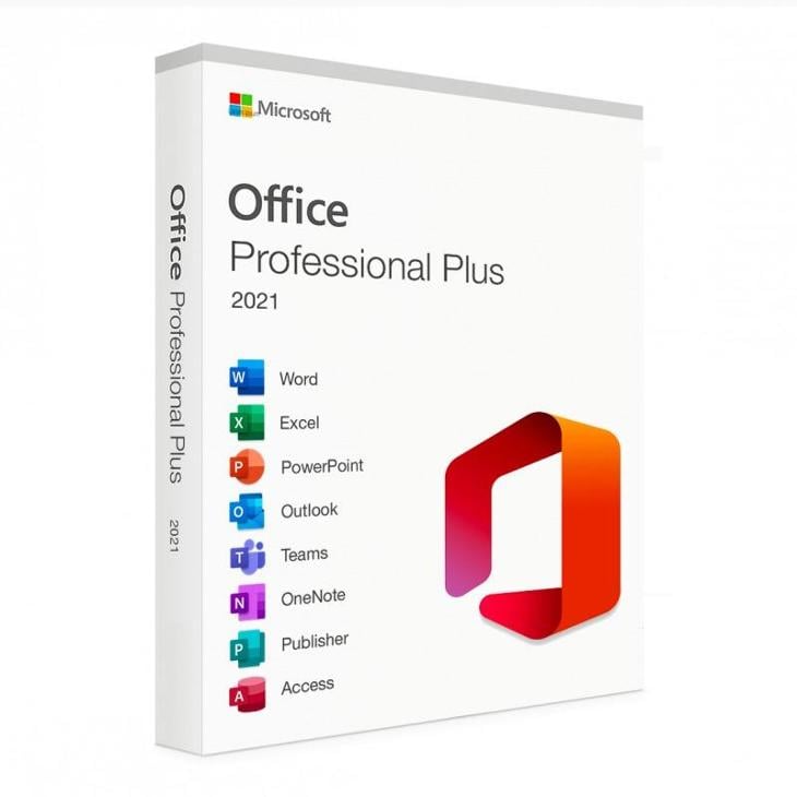 Microsoft Office 2021 Professional Plus licenční klíč pro 5 PC Windows