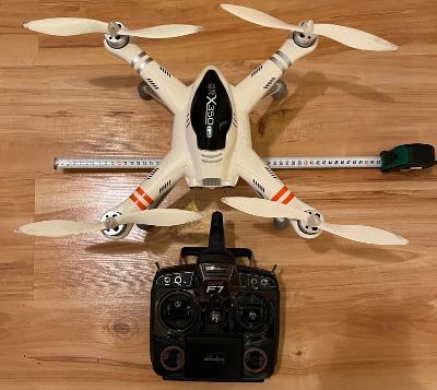 Větší dron s GPS Walkera X350 PRO + Devo F7 na náhradné díly