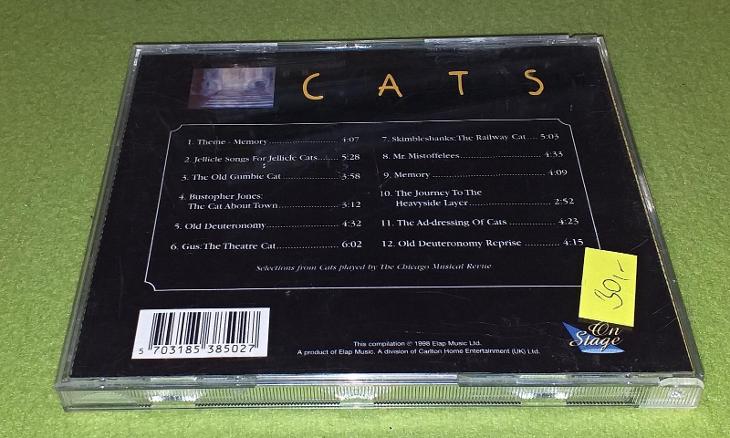 CD Andrew Lloyd Webber - Cats - 12 Tracks From The Musical - Hudba