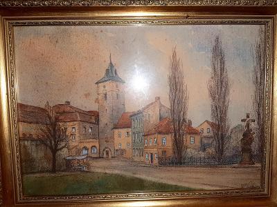 Starý obraz-Plzeň dnes pohřební služba u Strouhy