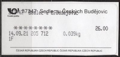 4-373 47 Sedlec u Českých Budějovic. DVOJNÁZEV!!!