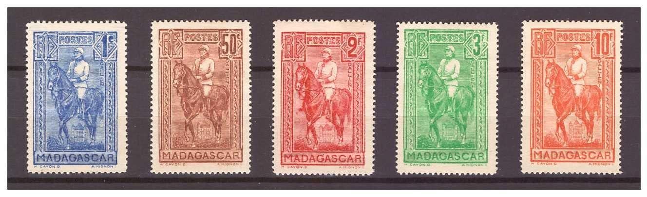 Madagaskar 1931 kompletní série "General Galliéni 1931"