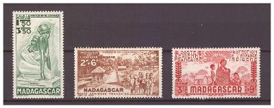 Madagaskar 1942 kompletní série "For indigenous child protection"