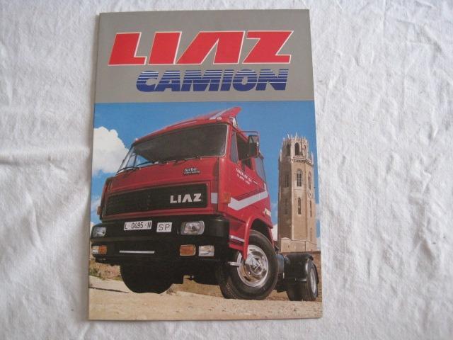 661/starý prospekt-liaz-camion-Velký plakát!!! - Motoristická literatura automobily