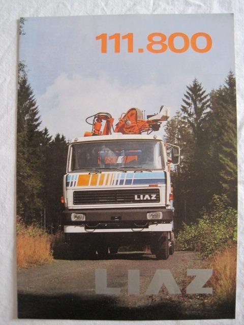 667/starý prospekt-Liaz 111.800-účelový podvozek!!! - Motoristická literatura automobily